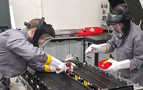 Centre de recyclage de batterie 